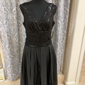 New nwt black sequins cocktail party dress